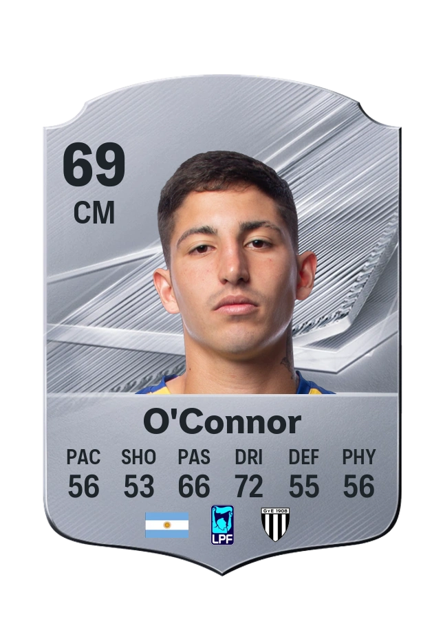 Tomás O'Connor, Common card, rated 69