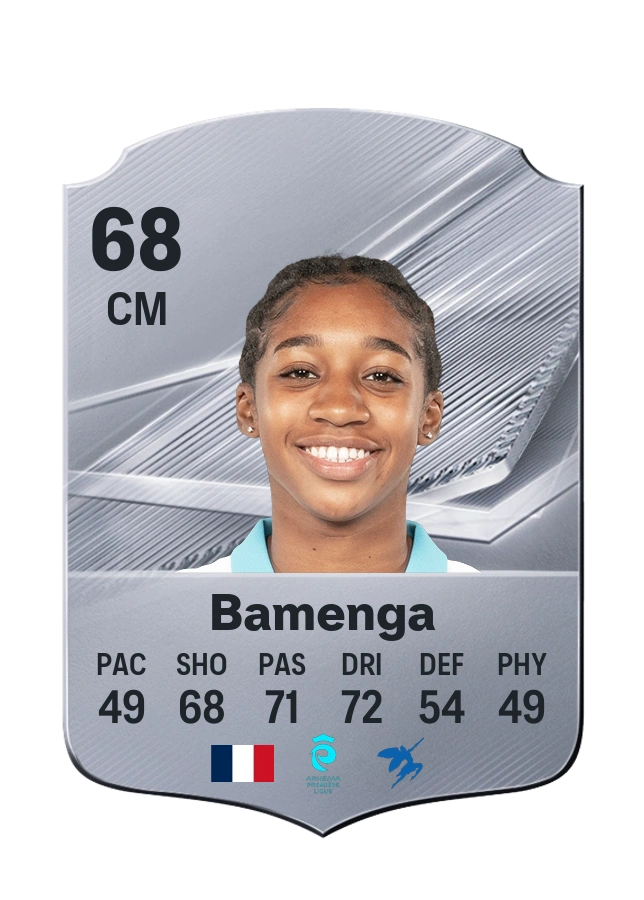Naomie Bamenga, Common card, rated 68