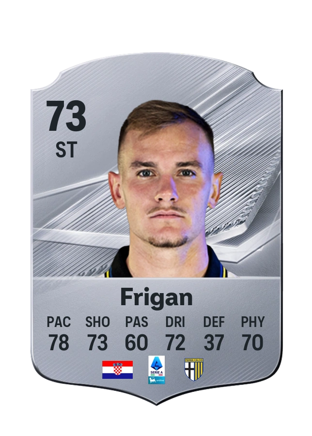 Matija Frigan, Common card, rated 73