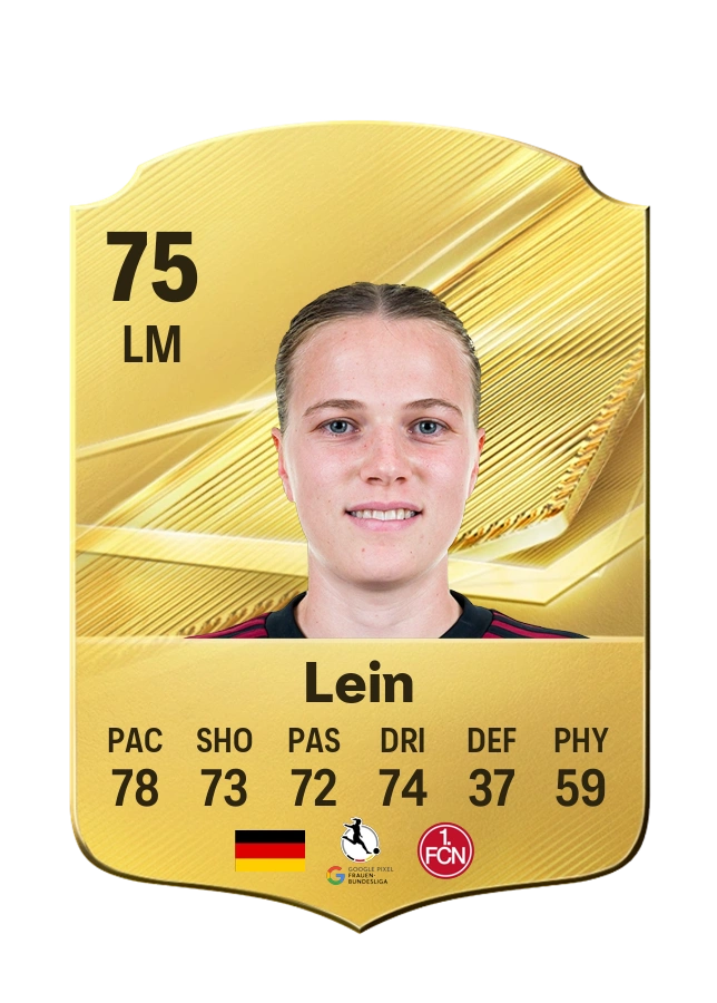 Nastassja Lein, Common kartı, reyting 75