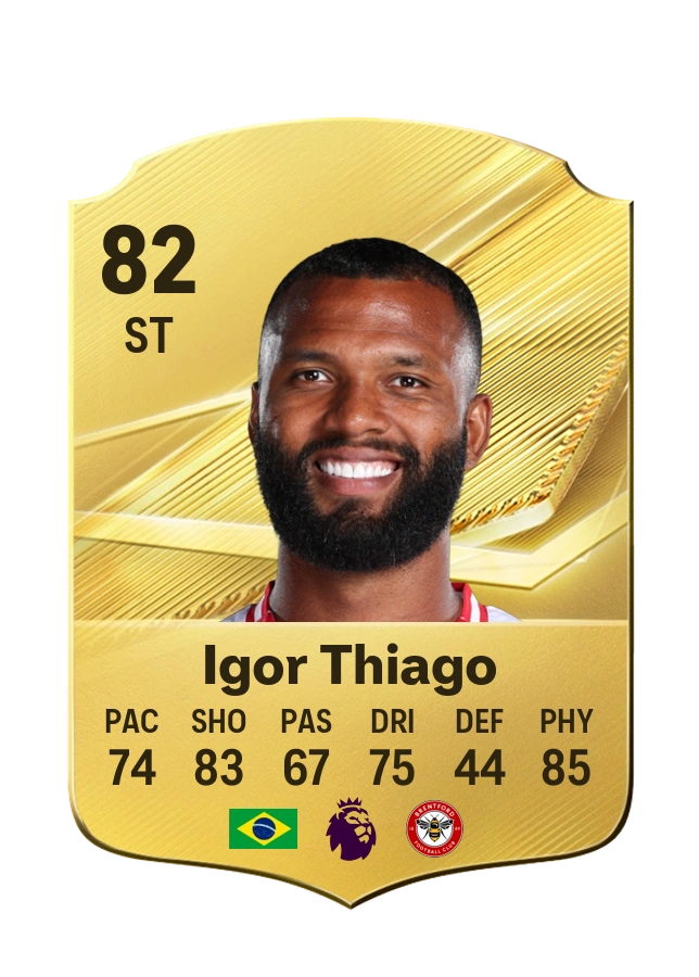 Igor Thiago, Common card, rated 82