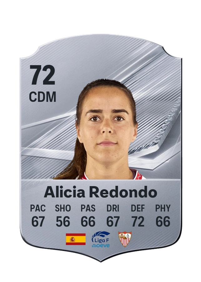 Carta Common di Alicia Redondo, valutazione 72