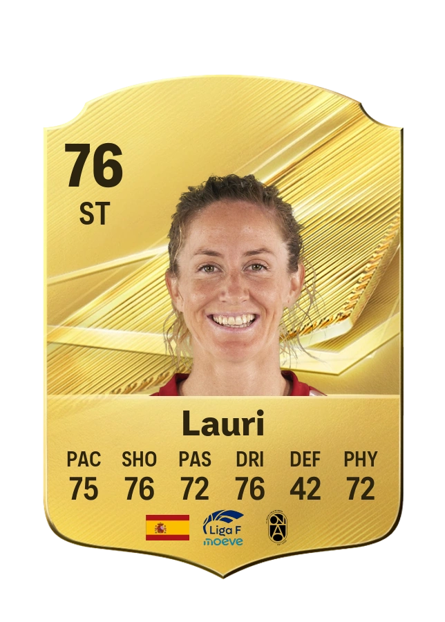 Lauri, Common card, rated 76