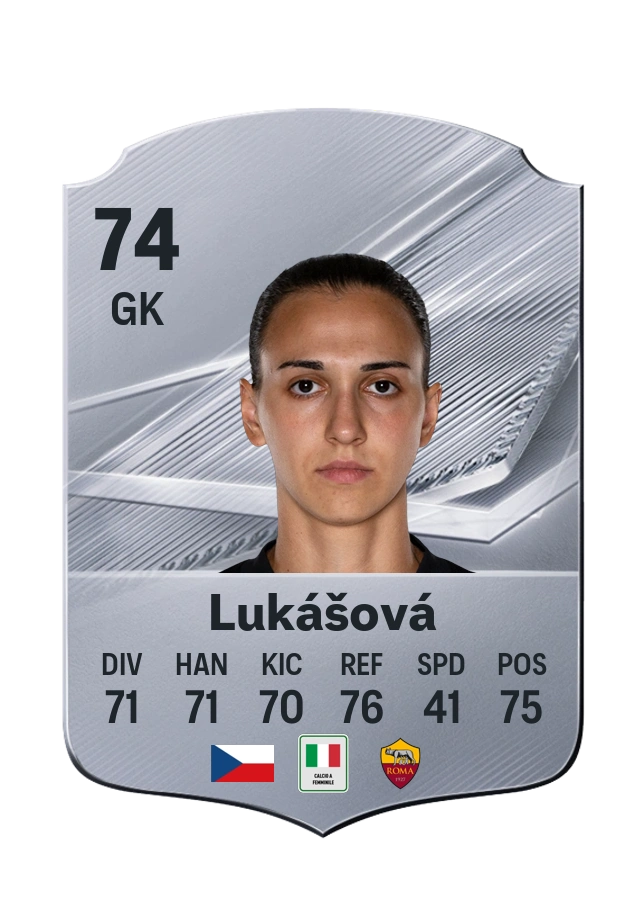 Olivie Lukášová, Common-kaart, rating 74