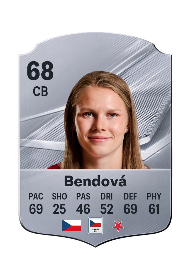 Lucie Bendová, Common card, rated 68