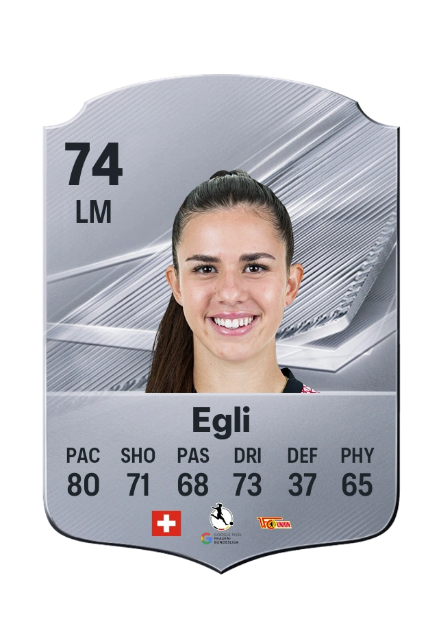 Leela Egli, Common card, rated 74