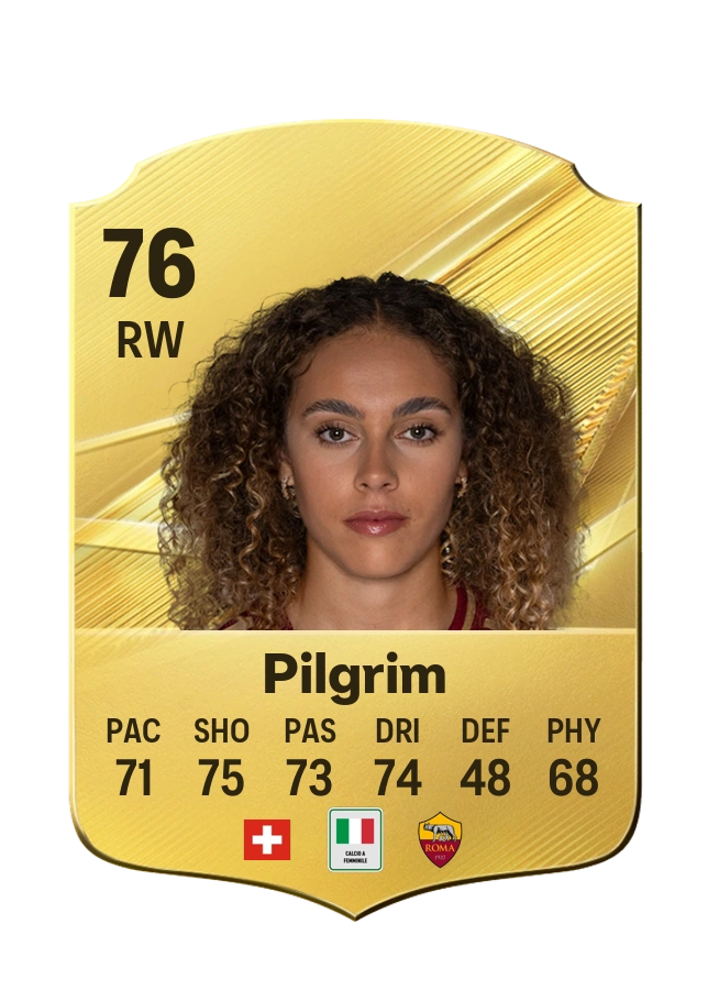 Alayah Pilgrim, Common card, rated 76