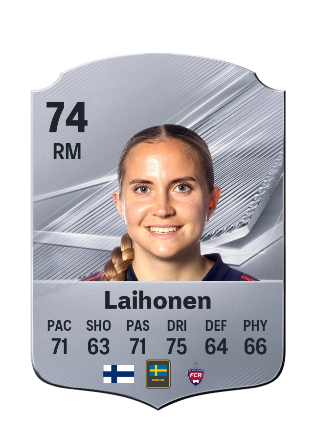 Ria Laihonen, Common kartı, reyting 74