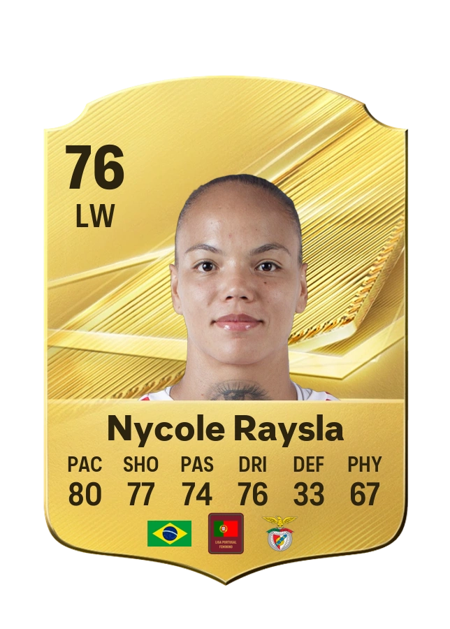 Nycole Raysla، بطاقة Common، بتقييم 76