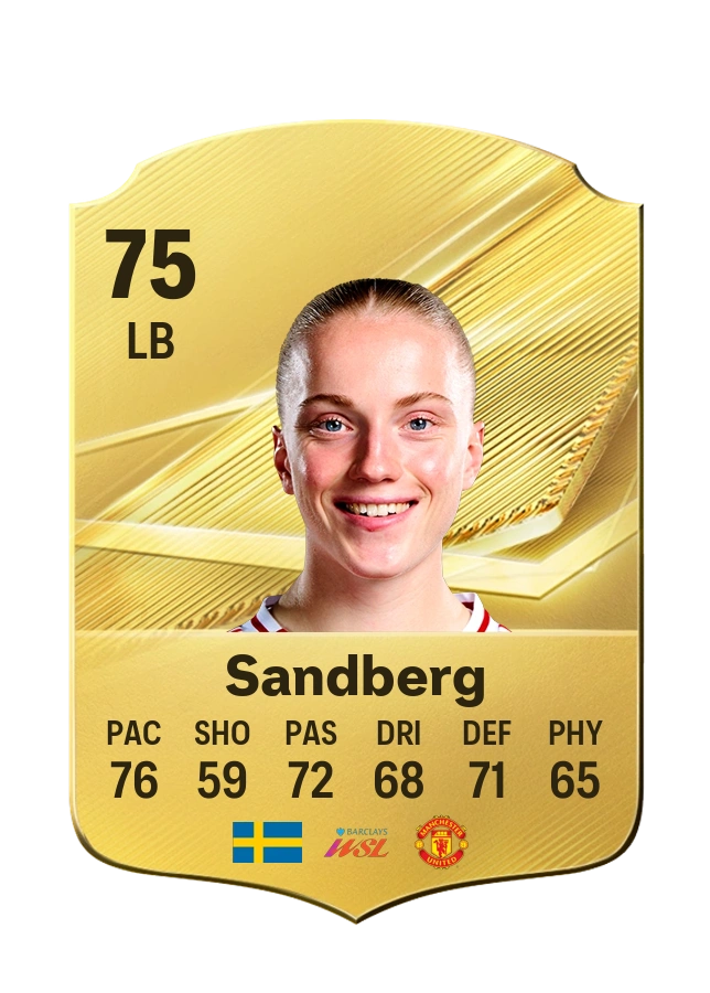 Anna Sandberg, Common card, rated 75
