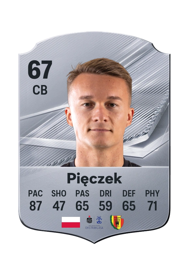 Marcel Pięczek, Common card, rated 67
