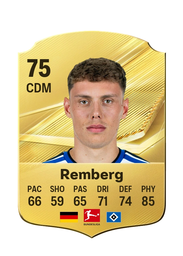 Nicolai Remberg, karta Common, ocena 75