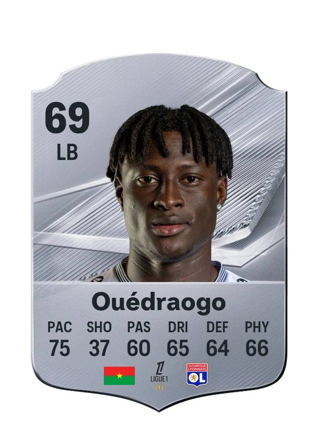 Carta Common de Mohamed Ouédraogo, valoración 69