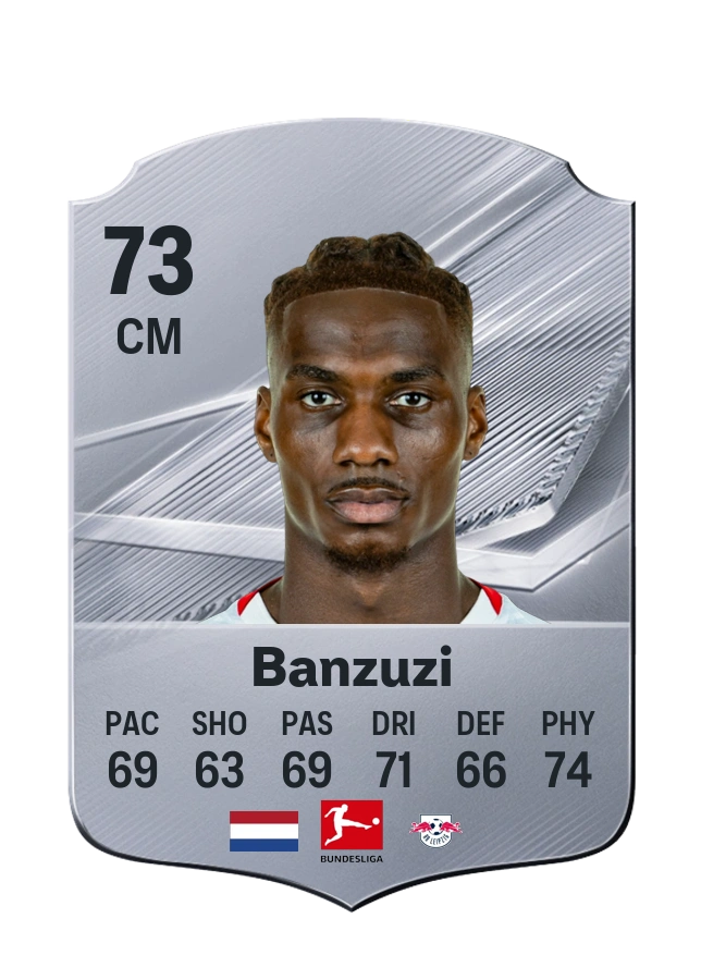 Ezechiel Banzuzi, Common kartı, reyting 73