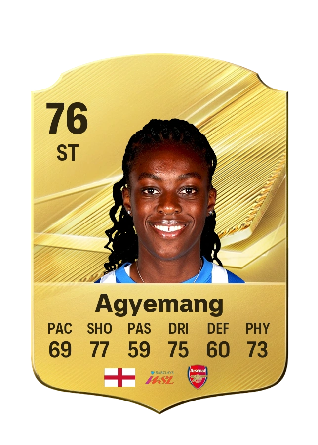 Common-Karte von Michelle Agyemang, Wertung 76