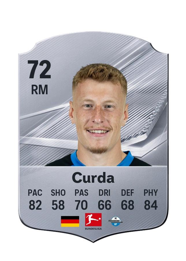 Common-Karte von Laurin Curda, Wertung 72