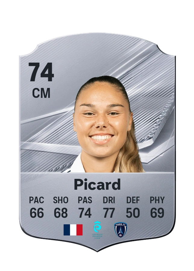 Océane Picard, Common card, rated 74