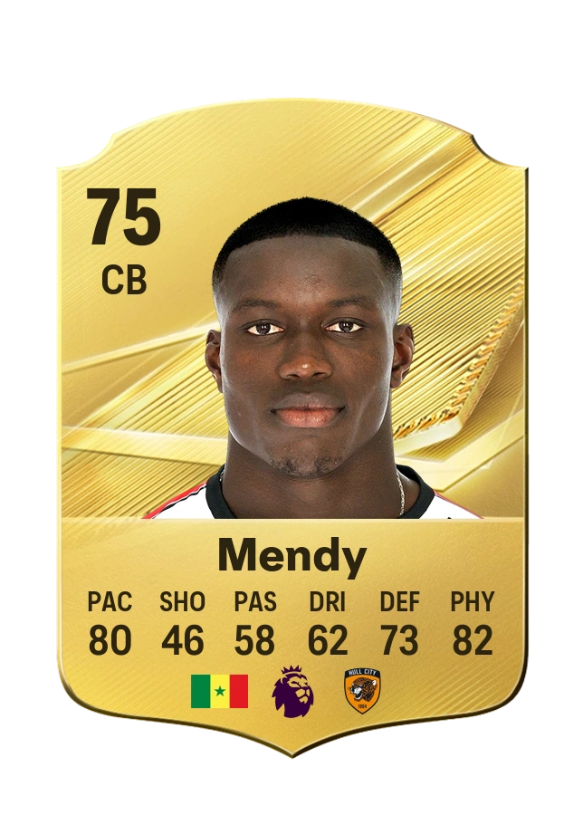 Carta Common di Nobel Mendy, valutazione 75