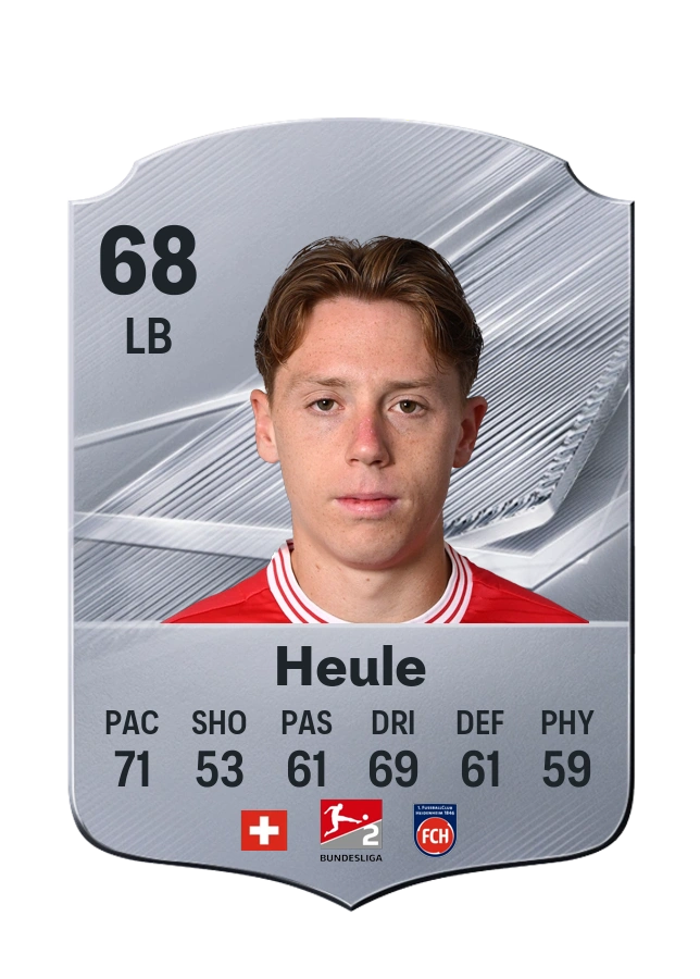 Michael Heule, Common card, rated 68