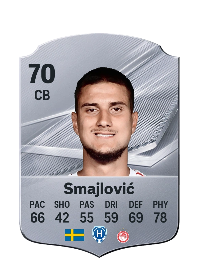 Carta Common de Zinedin Smajlović, valoración 70