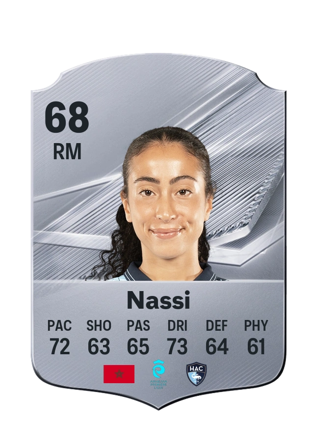 Jade Nassi, Common card, rated 68