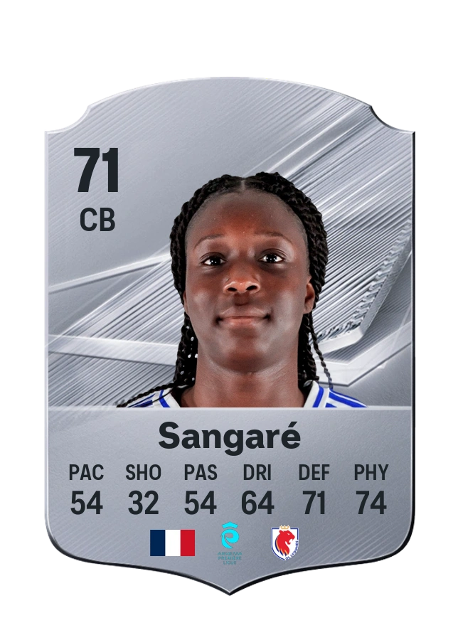 Wassa Sangaré, Common card, rated 71