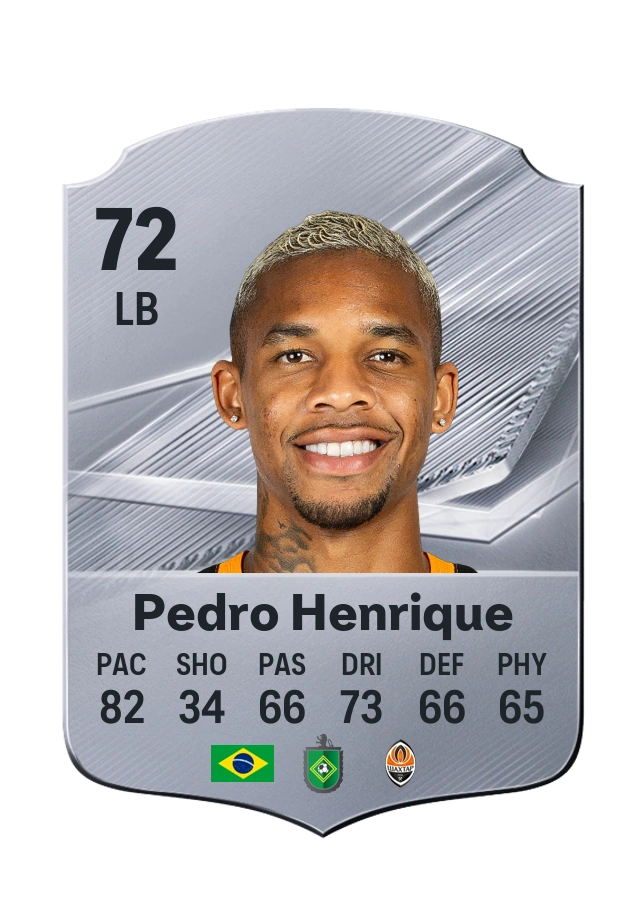 Pedro Henrique، بطاقة Common، بتقييم 72