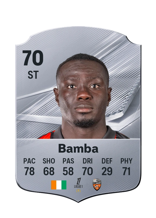 Mohamed Bamba, Common card, rated 70