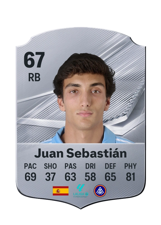 Carta Common di Juan Sebastián, valutazione 67
