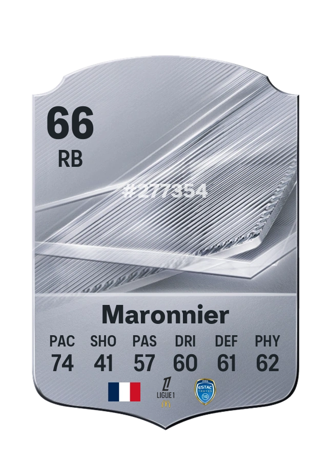 Lucas Maronnier, Common-kaart, rating 66