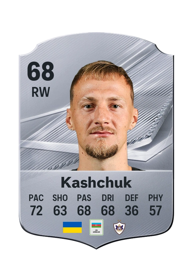 Oleksiy Kashchuk, Common card, rated 68