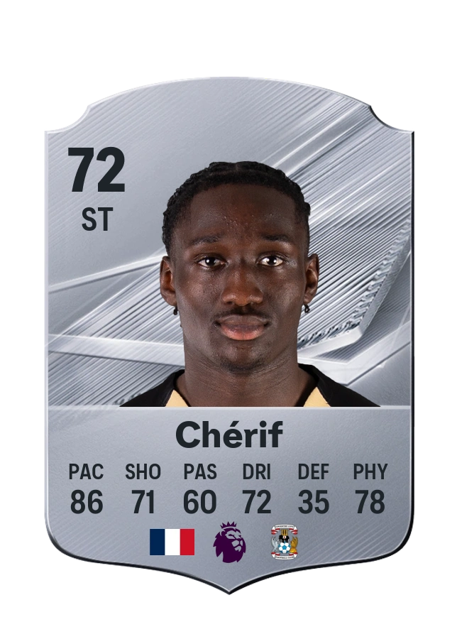Sidiki Chérif, Common card, rated 72