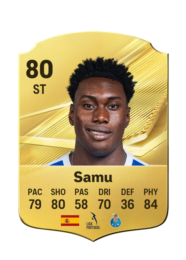 Samu, Common card, rated 80