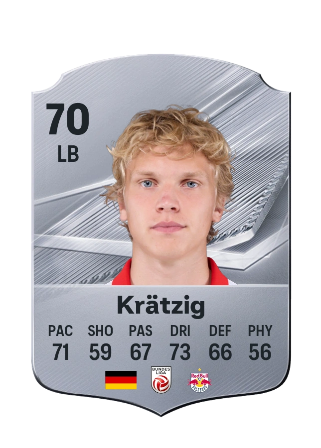 Frans Krätzig, karta Common, ocena 70
