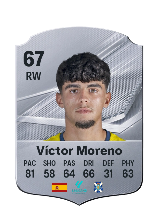 Víctor Moreno, karta Common, ocena 67