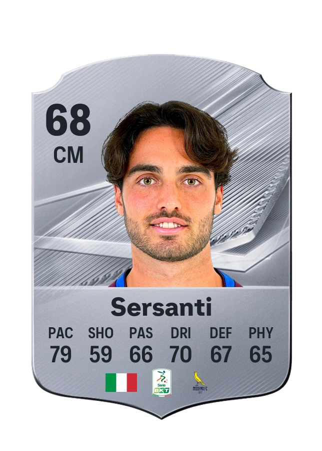 Alessandro Sersanti, Common card, rated 68