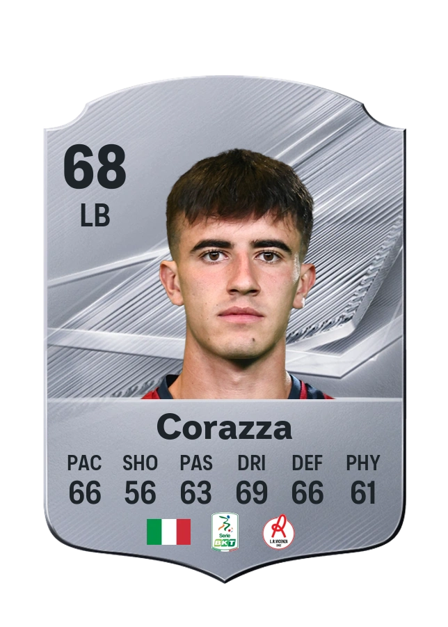 Carta Common di Tommaso Corazza, valutazione 68