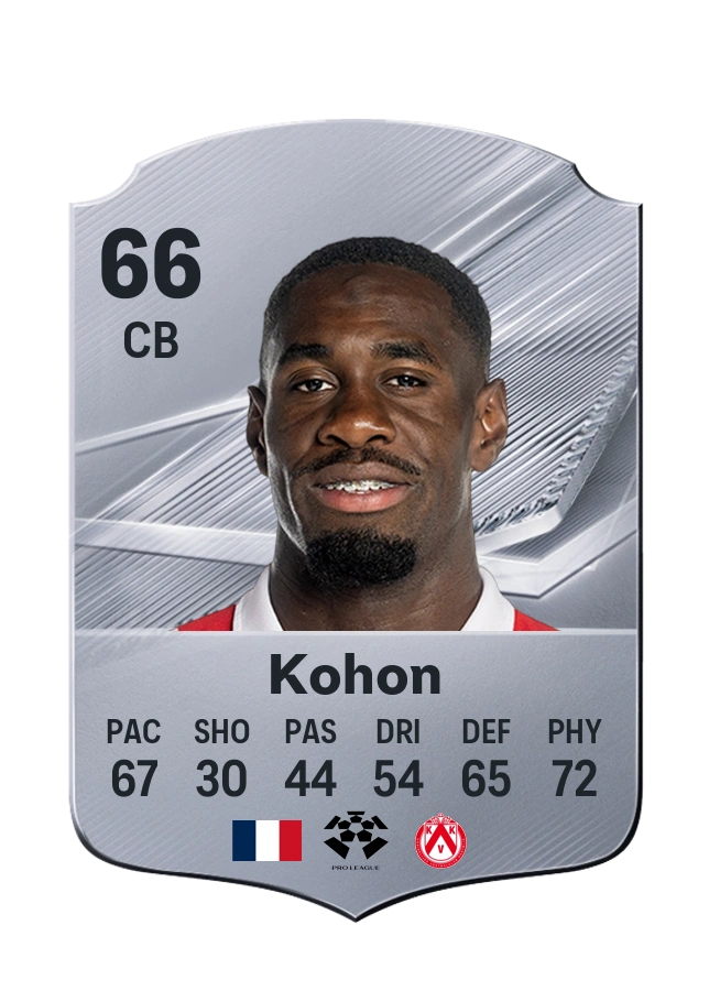 Carta Common de Rudy Kohon, overall 66