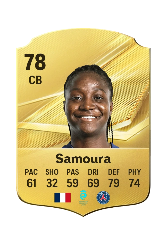 Thiniba Samoura, Common card, rated 78