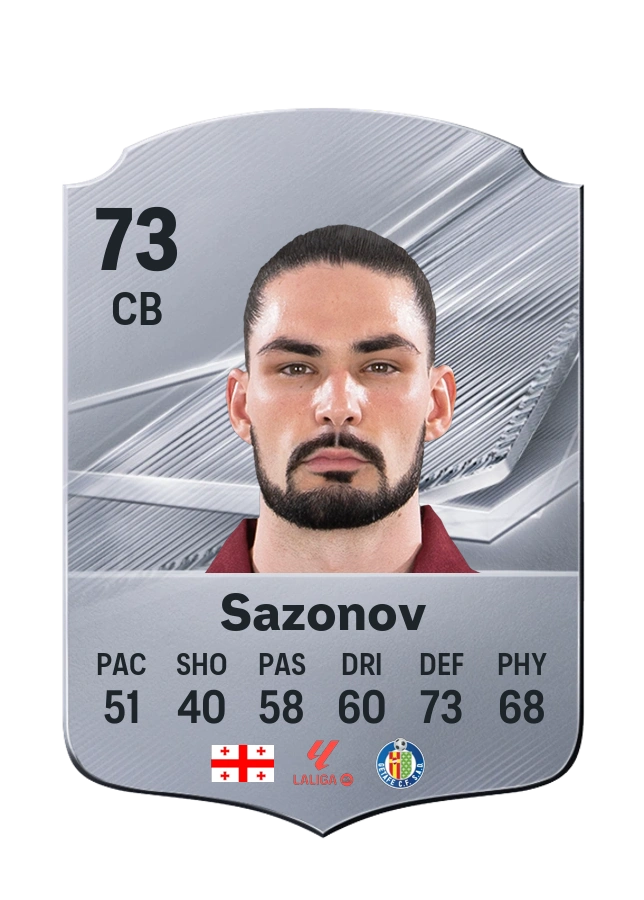 Saba Sazonov, Common card, rated 73