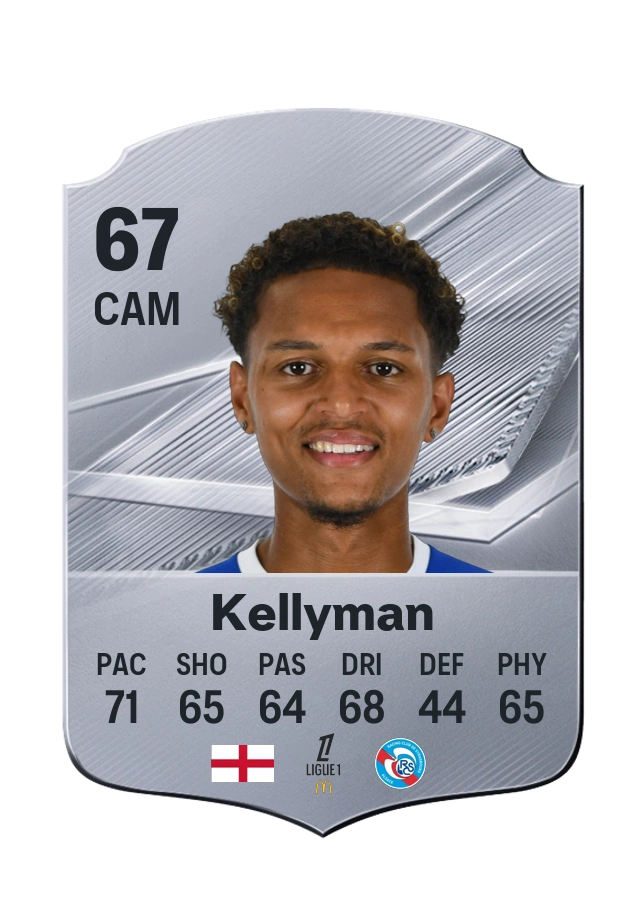 Omari Kellyman, Common card, rated 67