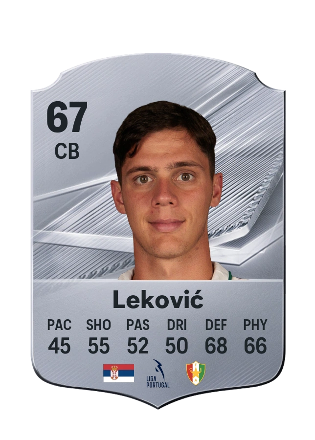 Stefan Leković, karta Common, ocena 67