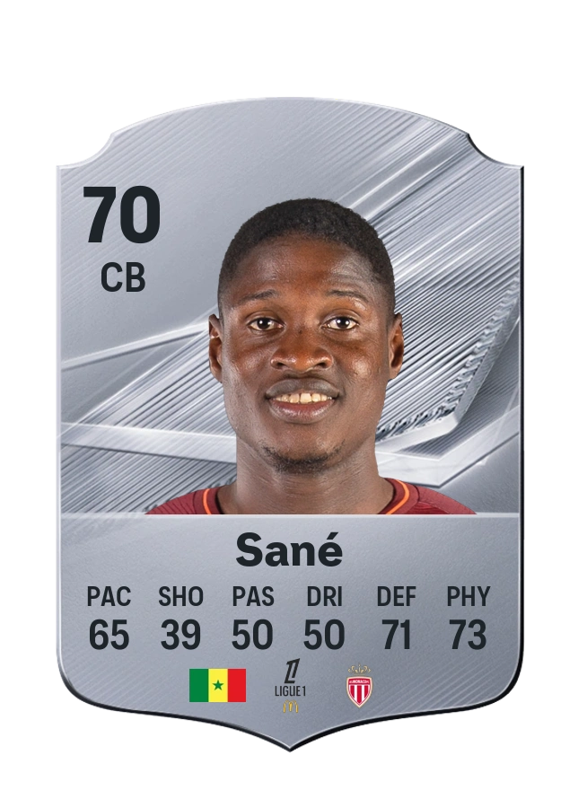 Sadibou Sané, Common card, rated 70
