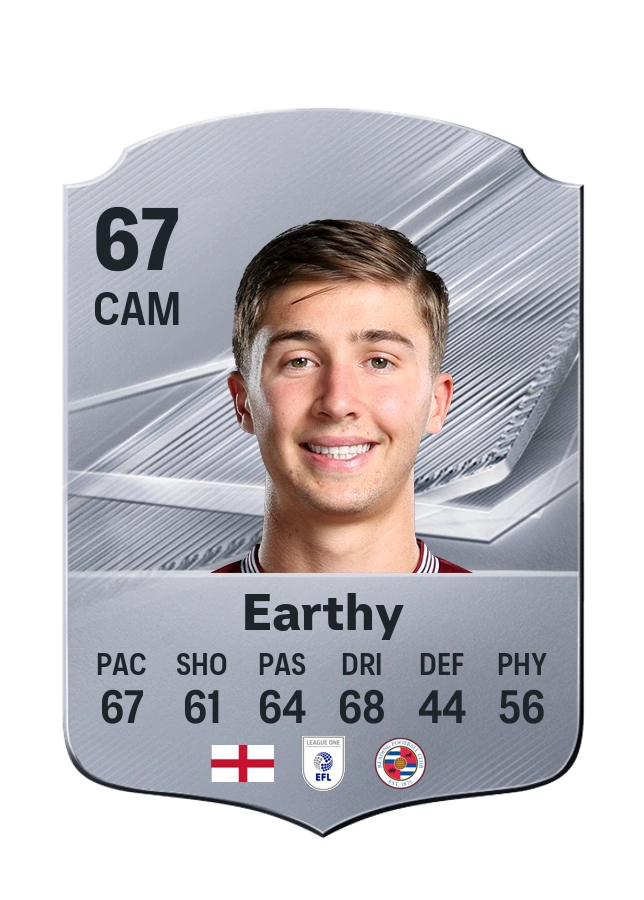 George Earthy, Common card, rated 67