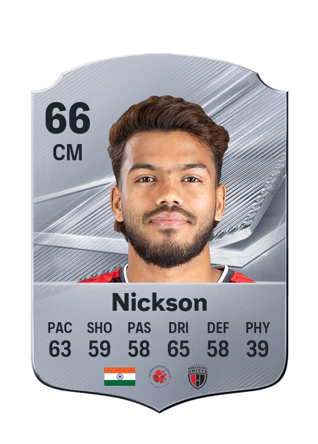 Macarton Louis Nickson, Common card, rated 66