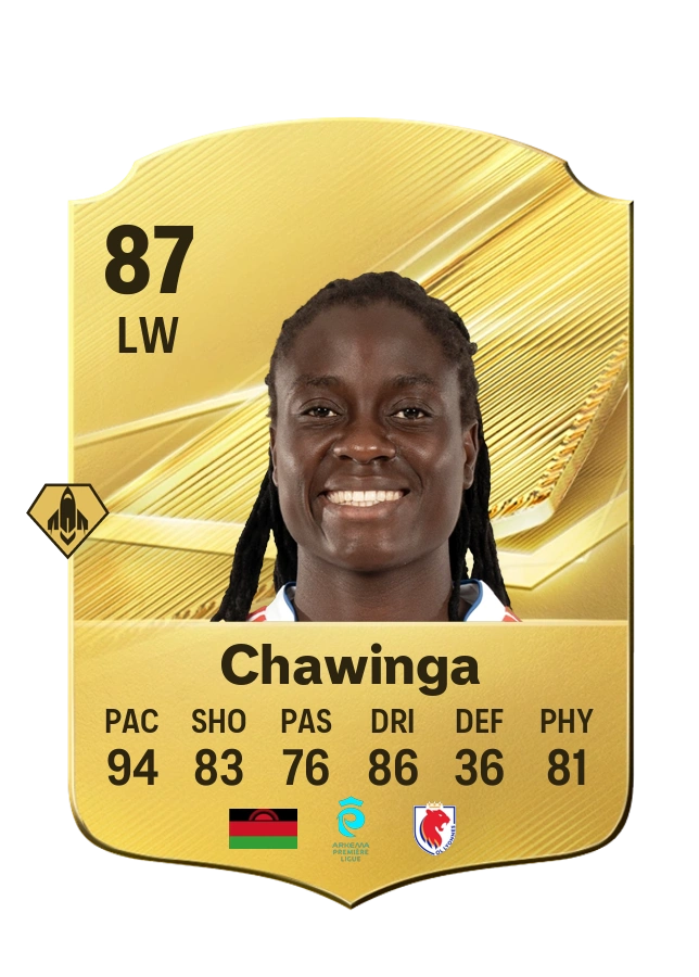Tabitha Chawinga، بطاقة Common، بتقييم 87