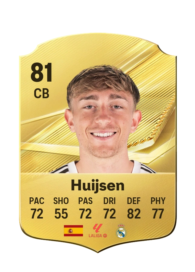 Dean Huijsen, Common card, rated 81