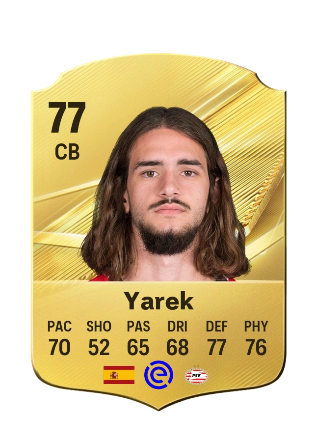 Yarek, Common card, rated 77