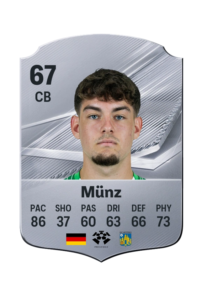 Reno Münz, Common card, rated 67