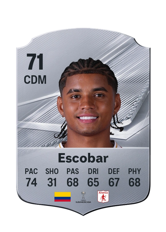 Josen Escobar, Common card, rated 71